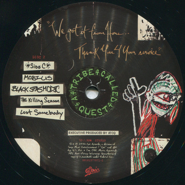 A Tribe Called Quest - We Got It From Here…. Thank You 4 Your Service (VINYL 2xLP) | USED Near Mint (NM or M-) Near Mint (NM or M-) - HIP HOP / USED *NEAR MINT*