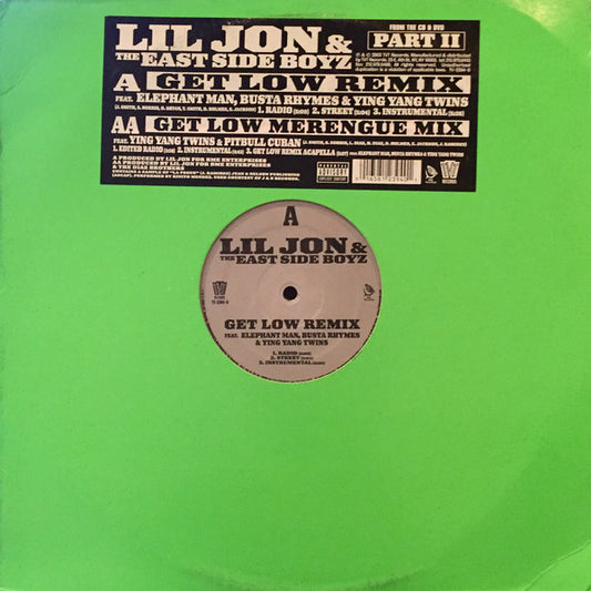 Get Low (Remix) (12" VINYL) | Near Mint (NM) Near Mint (NM) - HIP HOP / USED *NEAR MINT*