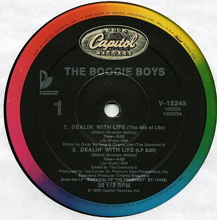 Boogie Boys - Dealin' With Life | Near Mint (NM) Excellent (EX) - HIP HOP / USED *NEAR MINT*