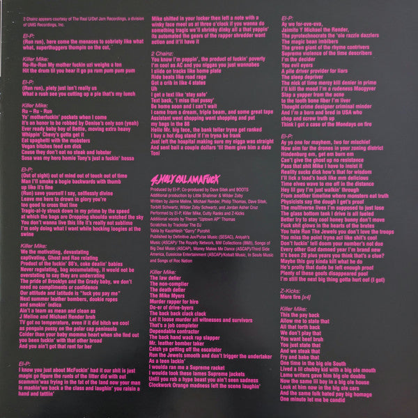 Run The Jewels - Run The Jewels 4 (PINK VINYL 2xLP) | USED - HIP HOP / USED *NEAR MINT*