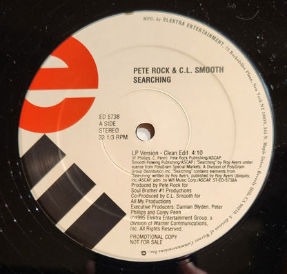 Pete Rock & C.L. Smooth - Searching | Near Mint (NM) Very Good Plus (VG+) - HIP HOP / USED *NEAR MINT*