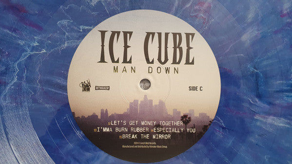 Ice Cube - Man Down (BLUE MARBLE VINYL 2xLP LENCH MOB 9010974030386 2025) | Near Mint (NM or M-) Near Mint (NM) - HIP HOP / USED *NEAR MINT*