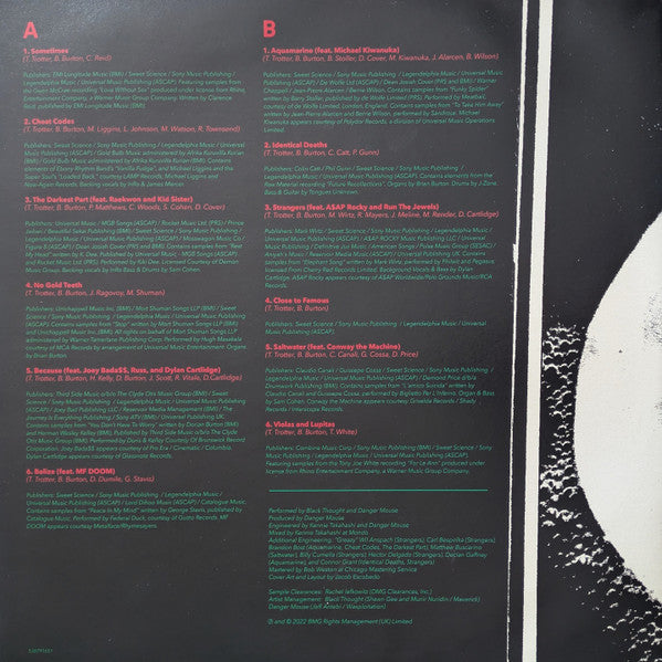 Danger Mouse & Black Thought - Cheat Codes (VINYL LP) | USED - HIP HOP / USED *NEAR MINT*