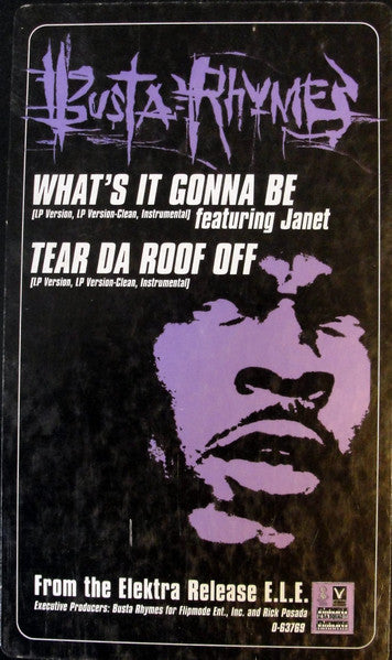 Busta Rhymes - What's It Gonna Be?! / Tear Da Roof Off ( 12" VINYL) | Near Mint (NM) Excellent+ (EX+) - HIP HOP / USED *NEAR MINT*