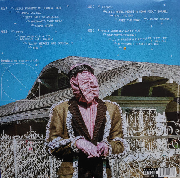 JPEGMAFIA - All My Heroes Are Cornballs (VINYL) | Near Mint (NM or M-) Near Mint (NM) - HIP HOP / USED *NEAR MINT*