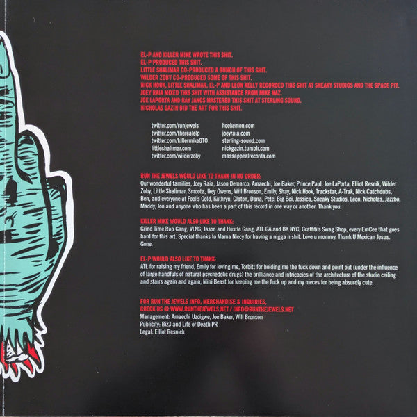 Run The Jewels - Run The Jewels (ORANGE VINYL LP) | USED - HIP HOP / USED *NEAR MINT*