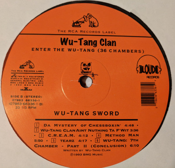 Enter The Wu-Tang (36 Chambers)(VINYL) | Near Mint (NM or M-) Near Mint (NM) - HIP HOP / USED *NEAR MINT*