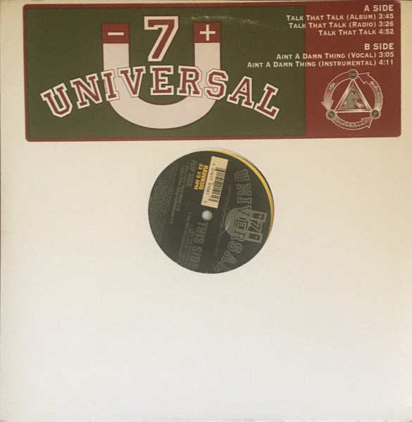 7 Universal - Talk That Talk / Aint A Damn Thing (VINYL) | Near Mint (NM) Generic - HIP HOP / USED *NEAR MINT*