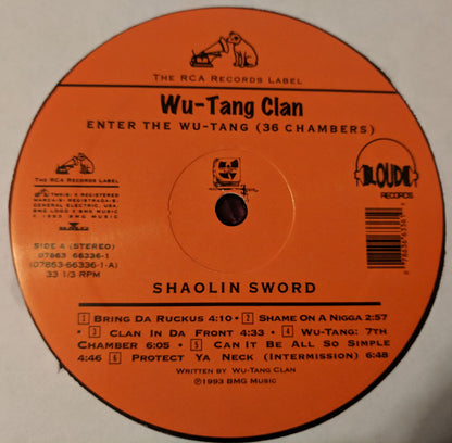 Enter The Wu-Tang (36 Chambers)(VINYL) | Near Mint (NM or M-) Near Mint (NM) - HIP HOP / USED *NEAR MINT*