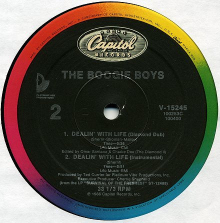 Boogie Boys - Dealin' With Life | Near Mint (NM) Excellent (EX) - HIP HOP / USED *NEAR MINT*