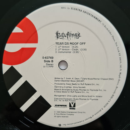 Busta Rhymes - What's It Gonna Be?! / Tear Da Roof Off ( 12" VINYL) | Near Mint (NM) Excellent+ (EX+) - HIP HOP / USED *NEAR MINT*