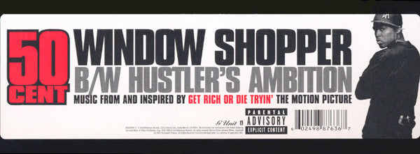 50 Cent - Window Shopper / Hustler's Ambition (VINYL 12" INTERSCOPE B0005848-11 2005) | USED Near Mint (NM or M-) Excellent (EX) - HIP HOP / USED *NEAR MINT*