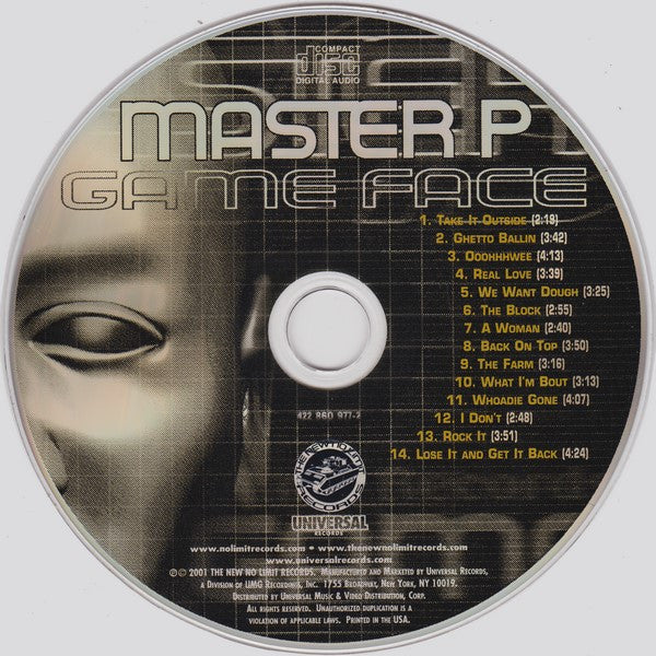 Game Face (CD) | Near Mint (NM) Near Mint (NM) - HIP HOP / USED *NEAR MINT*