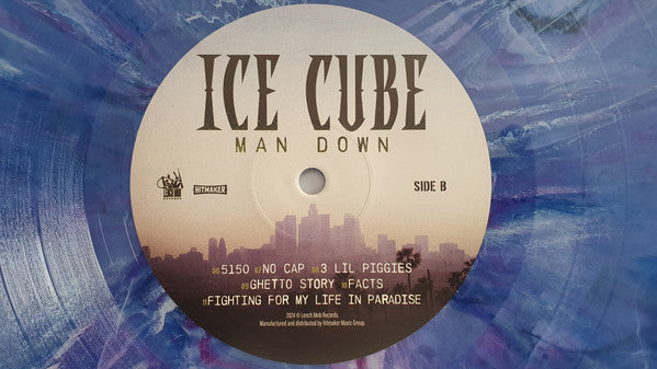 Ice Cube - Man Down (BLUE MARBLE VINYL 2xLP LENCH MOB 9010974030386 2025) | Near Mint (NM or M-) Near Mint (NM) - HIP HOP / USED *NEAR MINT*