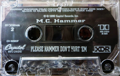 MC Hammer - Please Hammer Don't Hurt 'Em *CASSETTE* | Near Mint (NM) Near Mint (NM) - HIP HOP / USED *NEAR MINT*