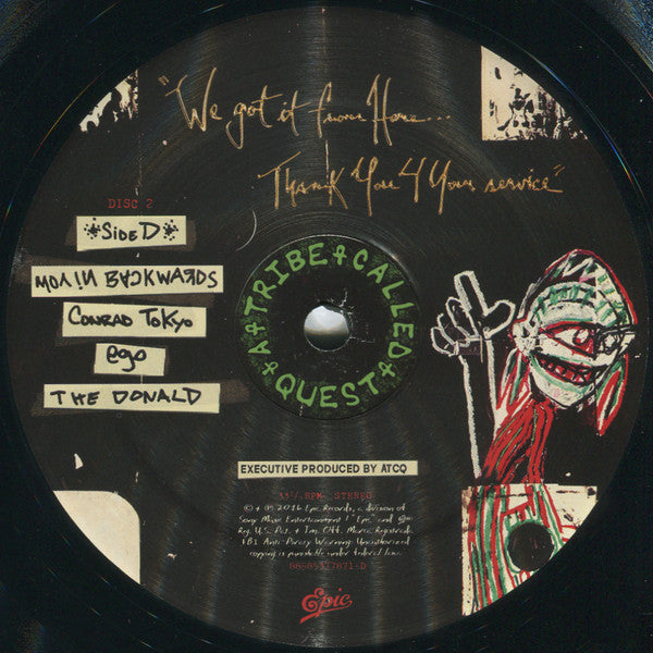A Tribe Called Quest - We Got It From Here…. Thank You 4 Your Service (VINYL 2xLP) | USED Near Mint (NM or M-) Near Mint (NM or M-) - HIP HOP / USED *NEAR MINT*