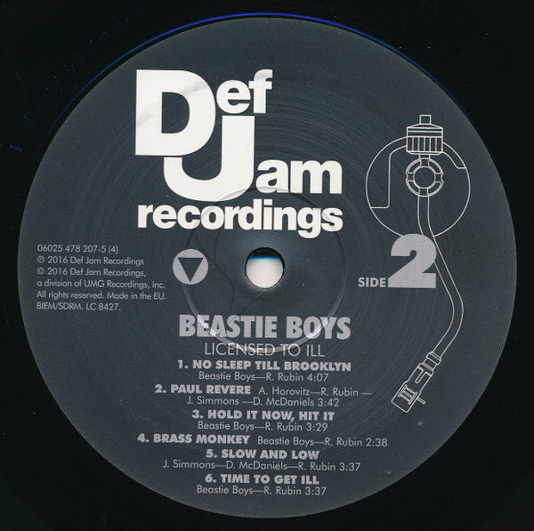 Beastie Boys - Licensed To Ill (VINYL LP) | USED - HIP HOP / USED *NEAR MINT*