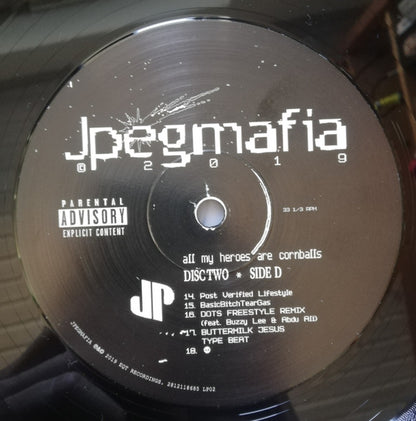 JPEGMAFIA - All My Heroes Are Cornballs (VINYL) | Near Mint (NM or M-) Near Mint (NM) - HIP HOP / USED *NEAR MINT*