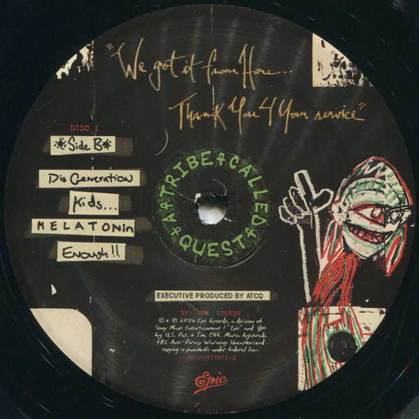 A Tribe Called Quest - We Got It From Here…. Thank You 4 Your Service (VINYL 2xLP) | USED Near Mint (NM or M-) Near Mint (NM or M-) - HIP HOP / USED *NEAR MINT*
