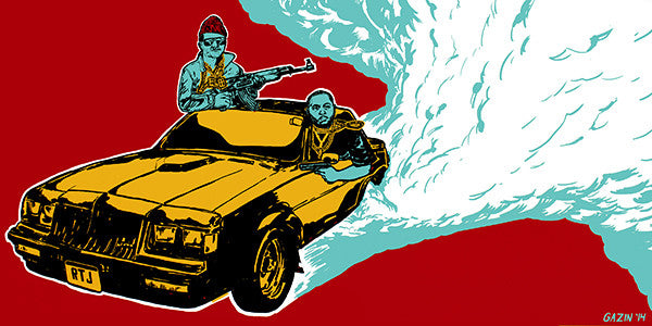 Run The Jewels - Run The Jewels 2 (TEAL MARBLE VINYL 2xLP) | USED - HIP HOP / USED *NEAR MINT*