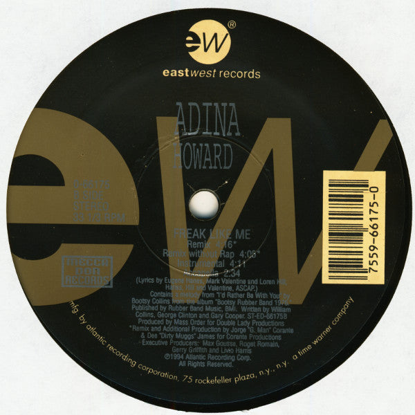 Adina Howard - Freak Like Me (VINYL) | Very Good Plus (VG+) Generic - HIP HOP / USED *VERY GOOD+*