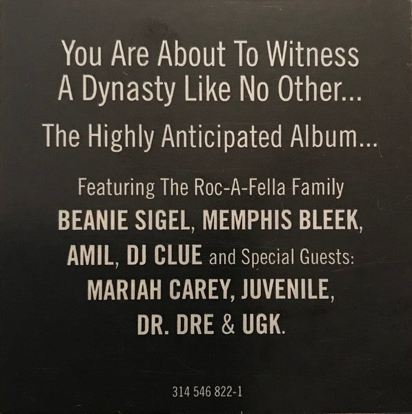 Jay-Z - Vol. 3... Life And Times Of S. Carter (VINYL LP *RECORD 1 ONLY* DEF JAM 2000 314 546 822-1 1999) | Very Good Plus (VG+) Generic - HIP HOP / USED *VERY GOOD+*