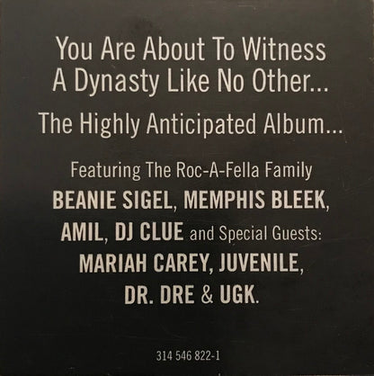 Jay-Z - Vol. 3... Life And Times Of S. Carter (VINYL LP *RECORD 1 ONLY* DEF JAM 2000 314 546 822-1 1999) | Very Good Plus (VG+) Generic - HIP HOP / USED *VERY GOOD+*