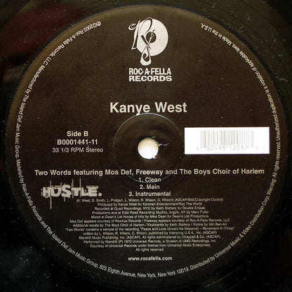 Kanye West - Through The Wire (VINYL 12" SINGLE ROC-A-FELLA B0001441-11 2003) | Very Good Plus (VG+) Near Mint (NM) - HIP HOP / USED *VERY GOOD+*