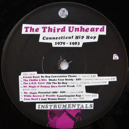 The Third Unheard (Connecticut Hip Hop 1979-1983) (Instrumentals) | Very Good Plus (VG+) Generic - HIP HOP / USED *VERY GOOD+*