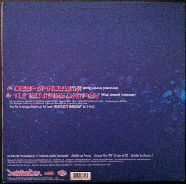 El-P - Deep Space 9mm | Very Good (VG) Excellent (EX) - HIP HOP / USED *VERY GOOD*