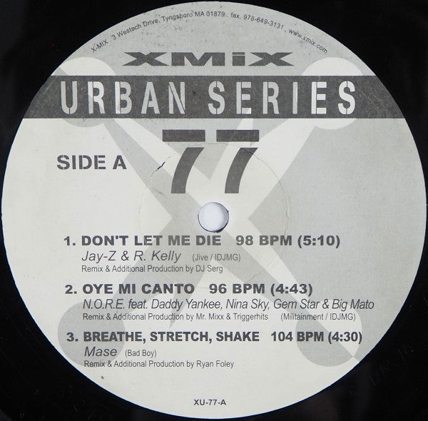 Various - X-Mix Urban Series 77 (VINYL 12") | Near Mint (NM or M-) Near Mint (NM) - HIP HOP / USED *NEAR MINT*