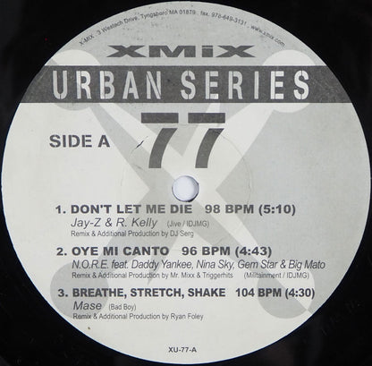 Various - X-Mix Urban Series 77 (VINYL 12") | Near Mint (NM or M-) Near Mint (NM) - HIP HOP / USED *NEAR MINT*