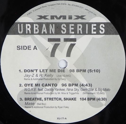 Various - X-Mix Urban Series 77 (VINYL 12") | Near Mint (NM or M-) Near Mint (NM) - HIP HOP / USED *NEAR MINT*