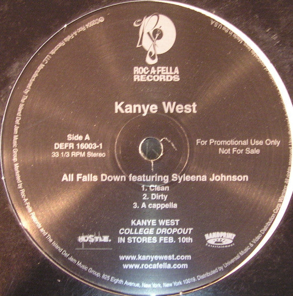 Kanye West - All Falls Down (VINYL 12") | Near Mint (NM or M-) Near Mint (NM) - HIP HOP / USED *NEAR MINT*