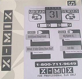 Various - X-Mix Urban Series 31 (VINYL 12") | Near Mint (NM or M-) Near Mint (NM) - HIP HOP / USED *NEAR MINT*