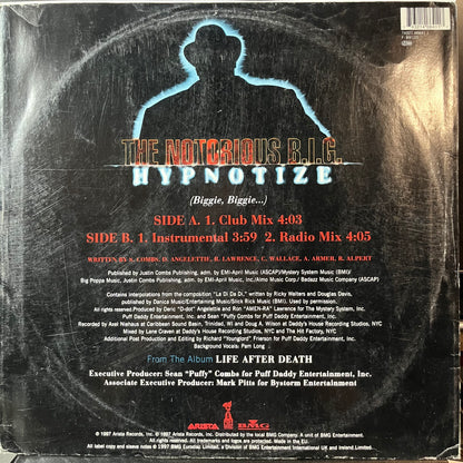 The Notorious B.I.G. - Hypnotize (VINYL 12") | USED Excellent (EX) Very Good Plus (VG+) HIP HOP