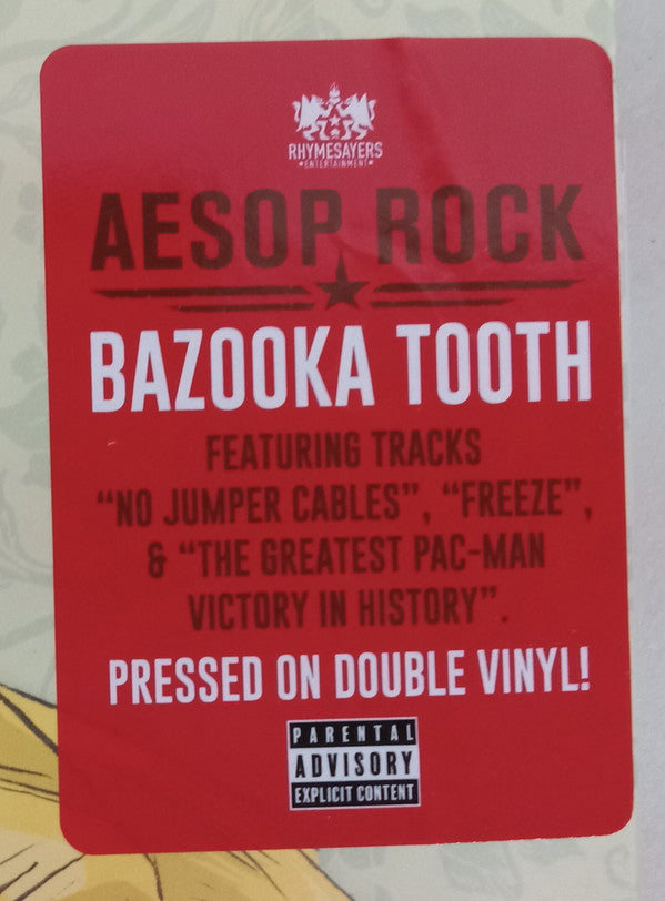 Aesop Rock - Bazooka Tooth | Mint (M) Mint (M) - HIP HOP/RAP *SEALED*