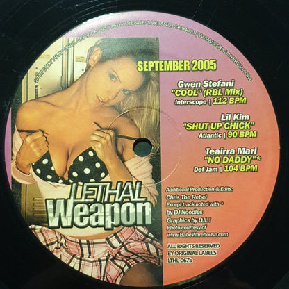 Various - Lethal Weapon - September 2005 (VINYL 12") | USED Near Mint (NM or M-) Generic HIP HOP