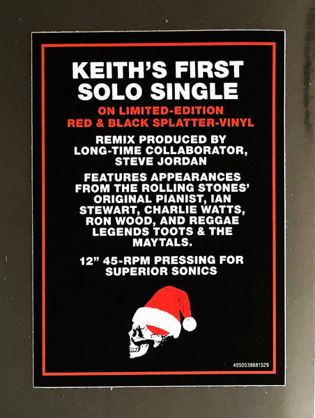 Run Rudolph Run / The Harder They Come / Pressure Drop (Red & Black Splatter Vinyl 12") | Mint (M) Mint (M) - HOLIDAY *NEW/COLOR*