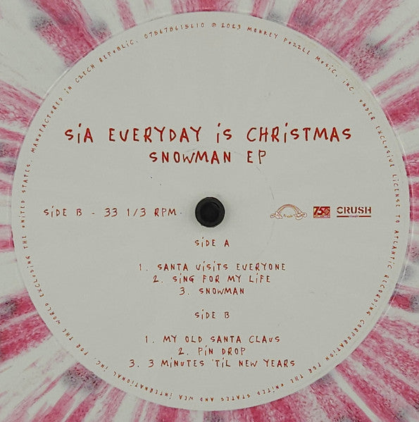 Everyday Is Christmas Snowman EP (COLOR VINYL) | - HOLIDAY *NEW/COLOR*