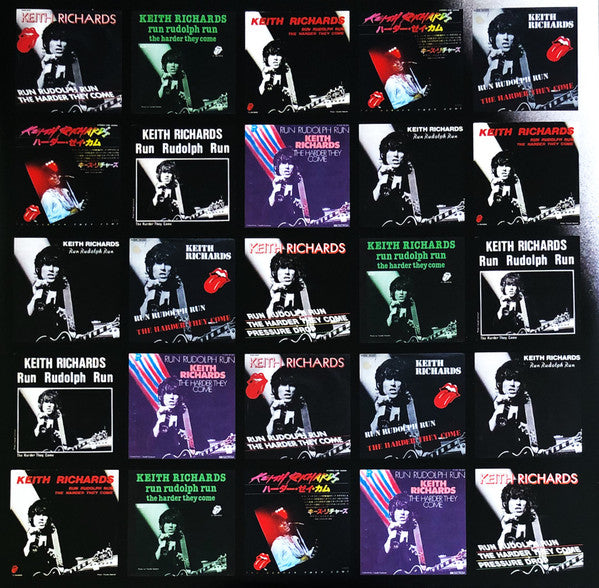 Run Rudolph Run / The Harder They Come / Pressure Drop (Red & Black Splatter Vinyl 12") | Mint (M) Mint (M) - HOLIDAY *NEW/COLOR*