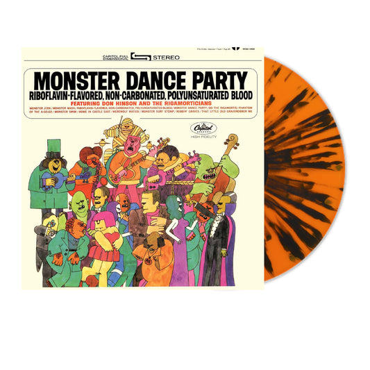 (PRE-ORDER 10/10/25) Monster Dance Party (Orange & Black Pumpkin Splatter Vinyl) | Mint (M) Mint (M) - HOLIDAY *NEW/COLOR*