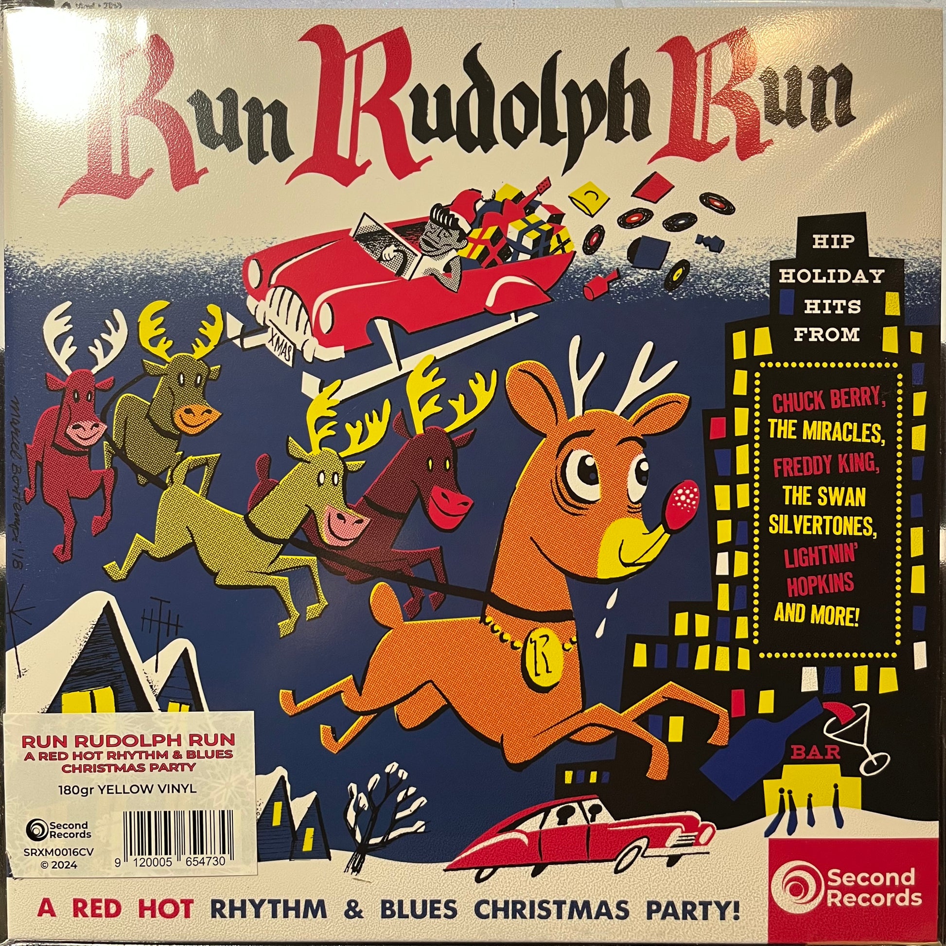 RUN RUDOLPH RUN (YELLOW VINYL) | Mint (M) Mint (M) - HOLIDAY *NEW/COLOR*