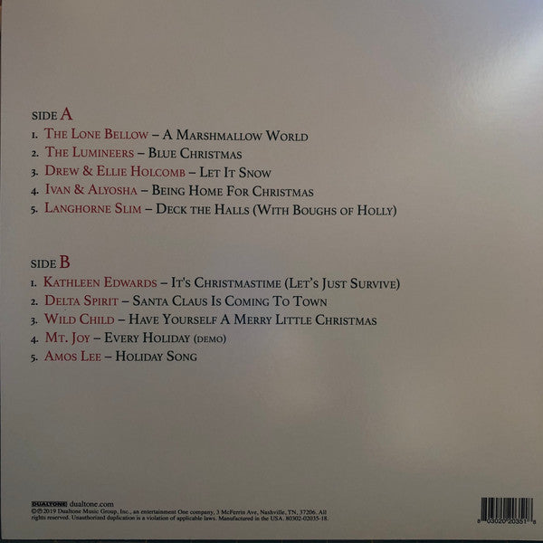 A Dualtone Christmas (RED VINYL) | Mint (M) Mint (M) - HOLIDAY *NEW/COLOR*