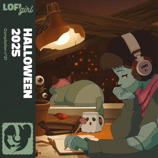 (PRE-ORDER 12/5/25) LoFi Girl Halloween 2025 (2x Green Opaque Marbled Vinyl) | Mint (M) Mint (M) - HOLIDAY *NEW*