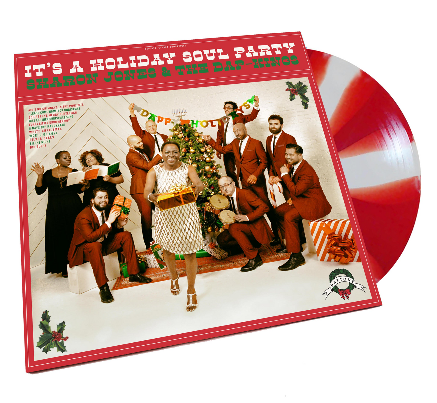 It's A Holiday Soul Party (CANDY CANE VINYL)*DISCOUNTED* | - HOLIDAY *SEALED/COLOR*