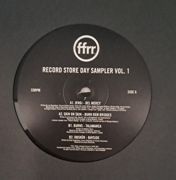 Various - Record Store Day Sampler Vol. 1 | Mint (M) Mint (M) - HOUSE *SEALED/RSD*