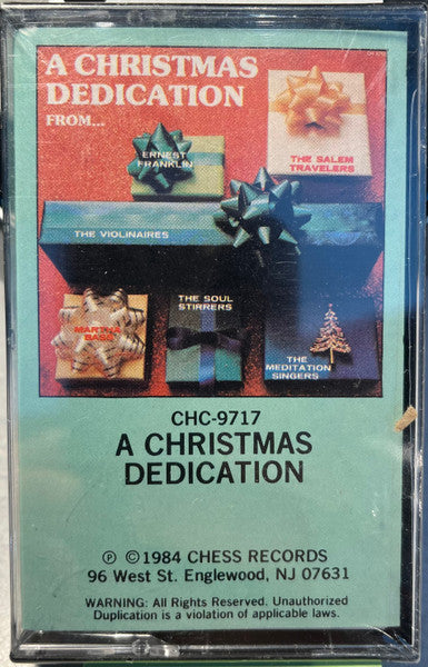Various - A Christmas Dedication (CASSETTE) | Mint (M) Mint (M) - HOLIDAY *SEALED*