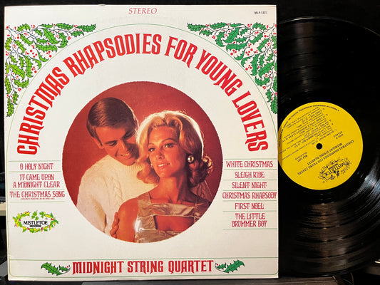 Midnight String Quartet - Christmas Rhapsodies For Young Lovers (VINYL LP MISTLETOE MLP-1227 1976) | USED Excellent+ (EX+) Near Mint (NM) - HOLIDAY / USED *EXCELLENT+*
