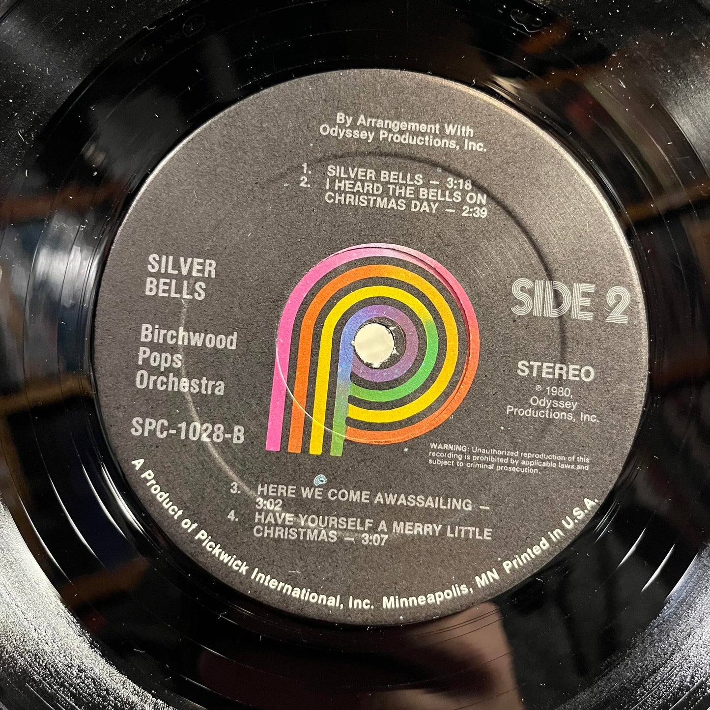 The Birchwood Pops Orchestra - Silver Bells | Excellent+ (EX+) Very Good Plus (VG+) - HOLIDAY / USED *EXCELLENT+*